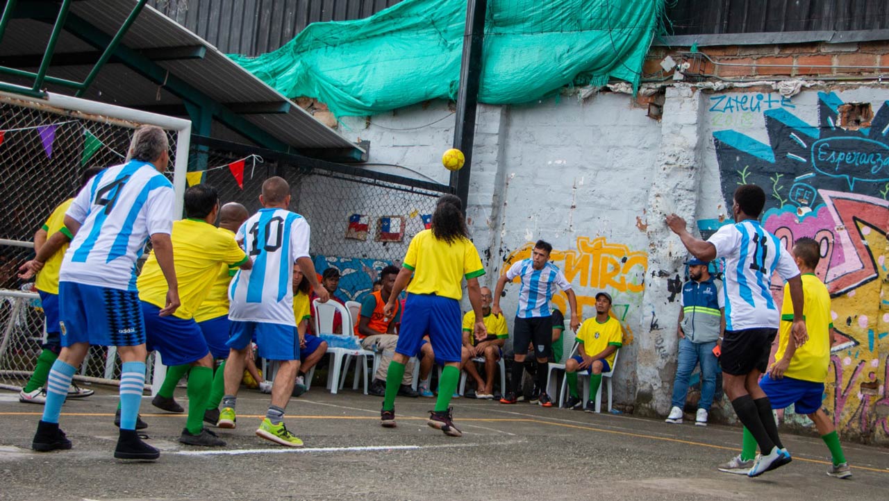 Habitantes de Calle celebran la Copa América de la Inclusión