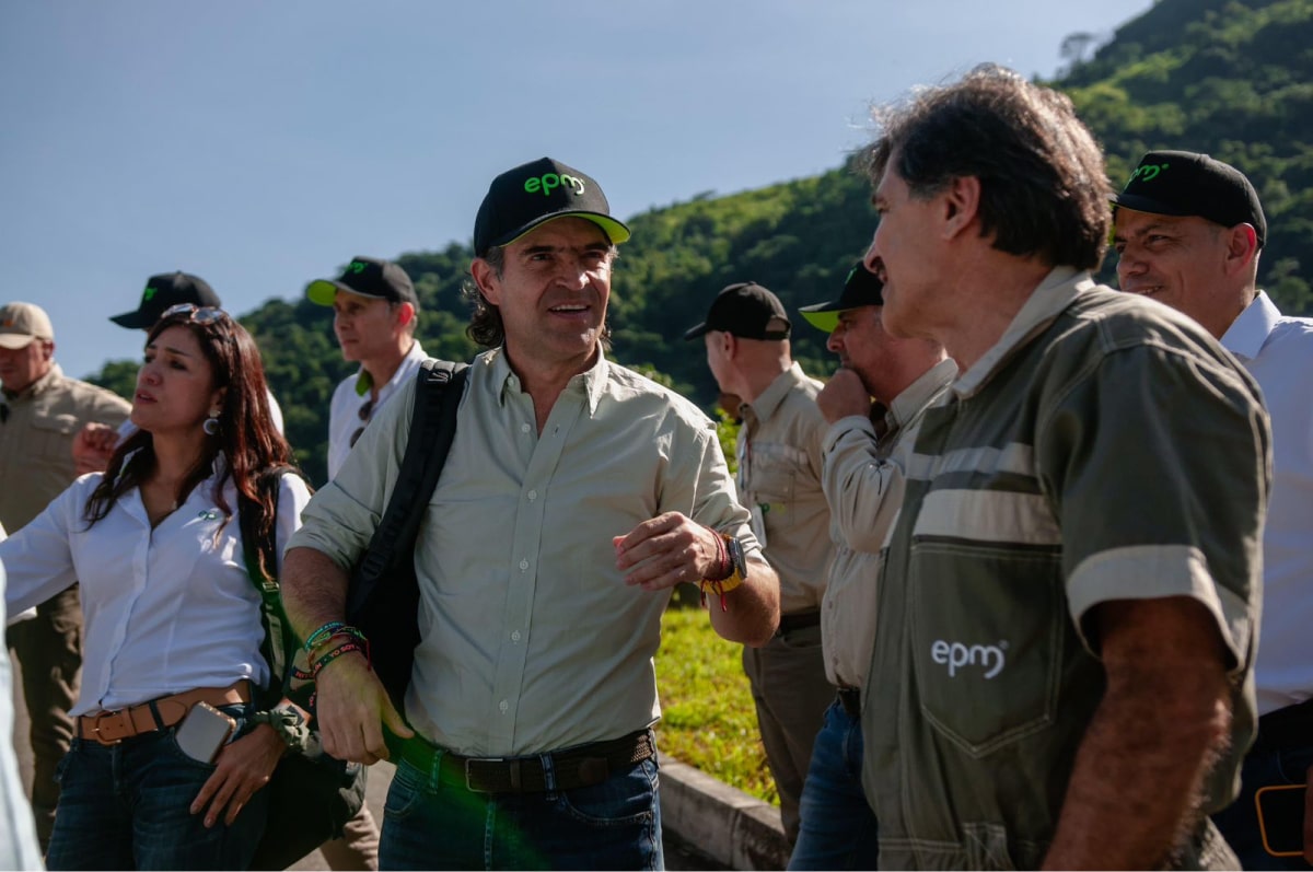 El alcalde Federico Gutiérrez y los concejales de Medellín revisaron avances en Hidroituango
