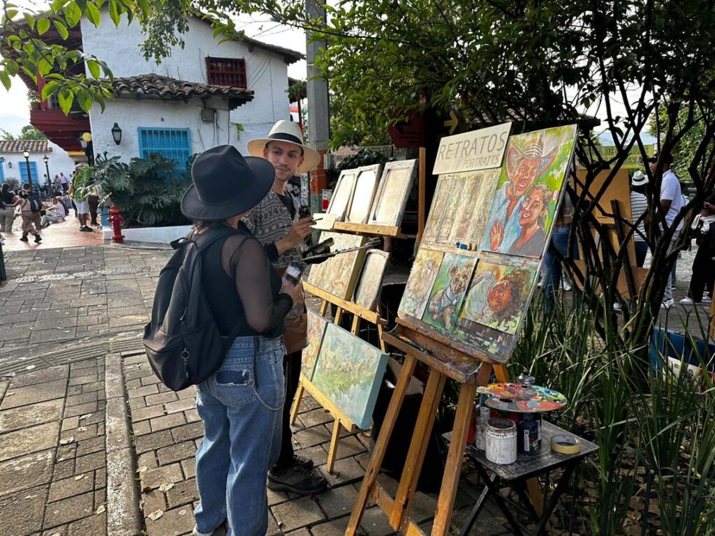 Calle de los Artistas, en el Pueblito Paisa